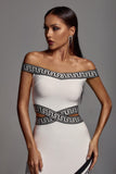 Daria Off Shoulder Bandage Dress