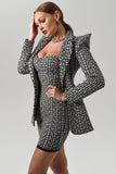 Aina Jacquard Blazer Dress Bandage Set