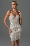 Rakava Lace Mini Bandage Dress - Bellabarnett