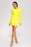 Yuhan Cutout Mini Bandage Dress