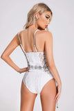 Viha Lace Crochet Swimsuit - White