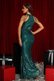 Bali Sequin Maxi Dress - Green