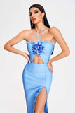 Lori Halter Midi Bandage Dress