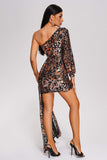 Pippa One Shoulder Sequin Mini Dress