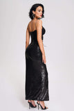 Lyall Sequin Slit Maxi Dress