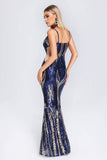 Marian Cutout Sequin Maxi Dress