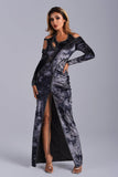 Manya Velvet Cutout Maxi Dress