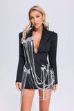 Donna Tassel Blazer Dress