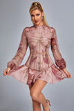 Calia Corset Mini Dress Set - Pink