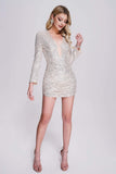 Dye Sequin Mini Dress - Bellabarnett