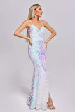 Kanah Slit Sequin Maxi Dress