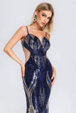 Marian Cutout Sequin Maxi Dress