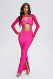 Jubilee Cutout Maxi Bandage Dress