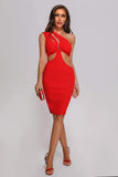 Lalie One Shoulder Midi Bandage Dress