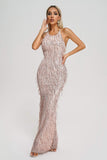 Verena Sequin Tassel Maxi Dress