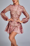 Calia Corset Mini Dress Set - Pink