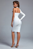 Ommi One Shoulder Cocktail Dress