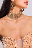 Sandra Rhinestone Necklace